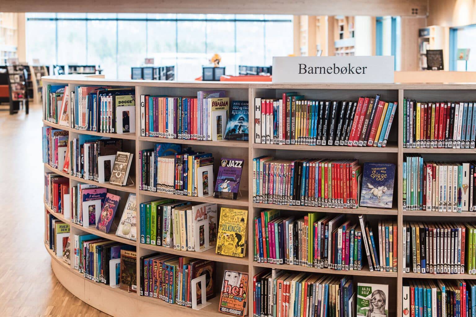 Nittedal bibliotek. Foto: N. Blegvad Nasjonalbibliotket