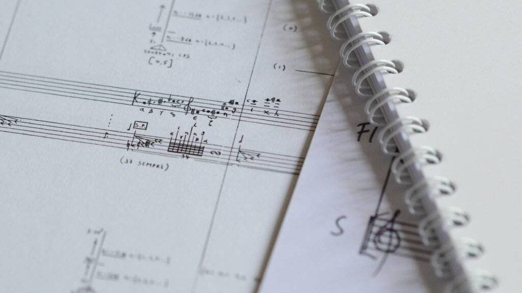 Utdrag fra et notehefte. Foto: Nasjonalbiblioteket